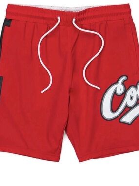 Cookies SF Clothing PUTTIN' IN WORK BOARDSHORTS (RED) NWT Small STREETWEAR